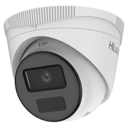 Camera dome IP Hikvision HiLook, 4MP, lentila 2.8mm, IR 20m, PoE, IP67 - IPC-T241H-C SafetyGuard Surveillance