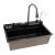 MH7546-SET-07 Chiuveta multifunctionaladin inox nano black MIXXUS seria Decor Innovative ReliableTools
