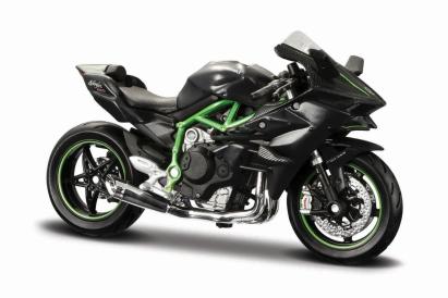 MAISTO MOTOCICLETA METALICA CU STAND EDITIE SPIECIALA KAWASAKI NINJA H2R SCARA 1 LA 18 SuperHeroes ToysZone