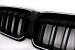 Grile Centrale cu LED BMW 3 Series G20 Sedan G21 Touring (2019-2022) Negru Lucios luminate Performance AutoTuning