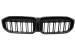 Grile Centrale cu LED BMW 3 Series G20 Sedan G21 Touring (2019-2022 ) Negru Lucios luminate Performance AutoTuning