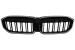 Grile Centrale cu LED BMW 3 Series G20 Sedan G21 Touring (2019-2022 ) Negru Lucios luminate Performance AutoTuning