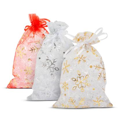 Săculeți organza pentru cadouri – set 12 bucăți – 10 x 15 cm – 3 culori Best CarHome