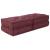 Pernă 2 pcs Roșu 70 x 70 x 36 cm Poliester GartenMobel Dekor