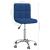 Scaun de birou pivotant, albastru, material textil GartenMobel Dekor