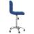 Scaun de birou pivotant, albastru, material textil GartenMobel Dekor