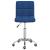 Scaun de birou pivotant, albastru, material textil GartenMobel Dekor