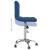 Scaun de birou pivotant, albastru, material textil GartenMobel Dekor