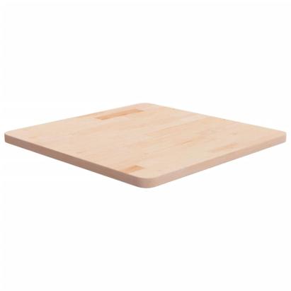 Blat de masă pătrat, 60x60x2,5 cm, lemn masiv stejar netratat GartenMobel Dekor