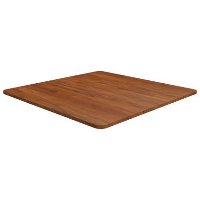 Blat de masă pătrat maro închis 70x70x1,5 cm lemn stejar tratat GartenMobel Dekor