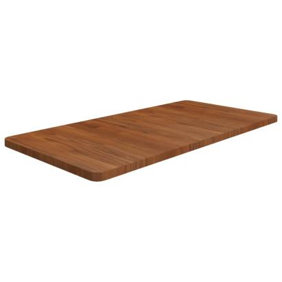 Blat de baie, maro închis, 100x50x2,5 cm, lemn masiv tratat GartenMobel Dekor