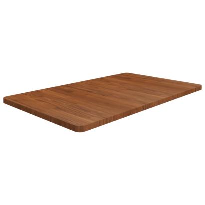 Blat de baie, maro închis, 100x60x2,5 cm, lemn masiv tratat GartenMobel Dekor
