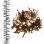 Instalație tip cluster cu 400 LED-uri, alb cald, 7,4 m, PVC GartenMobel Dekor