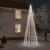 Brad de Crăciun conic, 732 LED-uri, alb rece, 160x500 cm GartenMobel Dekor