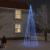 Brad de Crăciun cu țăruș, 732 LED-uri, albastru, 500 cm GartenMobel Dekor