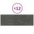 Panouri de perete 12 buc. gri închis 90x30 cm catifea 3,24 m² GartenMobel Dekor