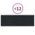Panouri de perete 12 buc. negru 90x30 cm catifea 3,24 m² GartenMobel Dekor