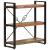 Bibliotecă cu 3 niveluri, 77x30x80 cm, lemn masiv reciclat/fier GartenMobel Dekor