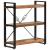 Bibliotecă cu 3 niveluri, 77x30x80 cm, lemn masiv reciclat/fier GartenMobel Dekor