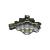 Lanterna frontala de cap cu 8 LED-uri, 3 moduri iluminare, baterie 2200mAh reincarcabila USB Crownman Cod: DISUF01 Automotive TrustedCars
