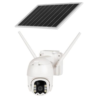 Camera rotativa Speed Dome Kruger&Matz 4G cu panou solar, Wi-Fi, 3MP, IR 30m, Audio, Card Sim, Difuzor, Connect C100  KM2214.1 SafetyGuard Surveillance