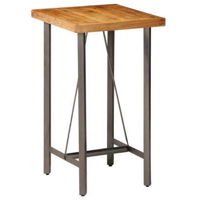 Masă de bar, lemn masiv de tec reciclat, 60 x 60 x 107 cm GartenMobel Dekor