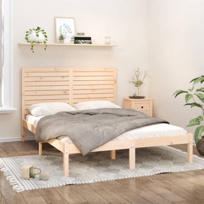 Cadru de pat King Size, 150x200 cm, lemn masiv GartenMobel Dekor