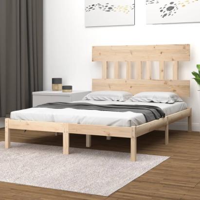 Cadru de pat King Size, 150x200 cm, lemn masiv GartenMobel Dekor