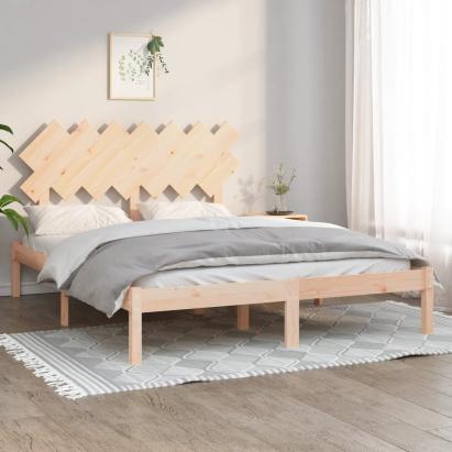 Cadru de pat, 150x200 cm, lemn masiv, King Size GartenMobel Dekor