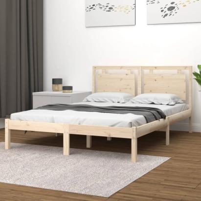 Cadru de pat King Size, 150x200 cm, lemn masiv GartenMobel Dekor