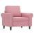 Set canapea cu perne, 3 piese, roz, catifea GartenMobel Dekor