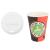 Cești de cafea din hârtie cu capace 1000 buc 4oz 100ml GartenMobel Dekor
