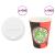 Cești de cafea din hârtie cu capace 1000 buc 4oz 100ml GartenMobel Dekor