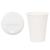 Cești de cafea din hârtie cu capace 1000 buc 12 oz 300 ml GartenMobel Dekor