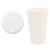 Cești de cafea din hârtie cu capace 1000 buc 16 oz 400 ml GartenMobel Dekor