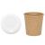 Cești de cafea din hârtie cu capace 1000 buc 4oz 100ml GartenMobel Dekor