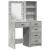 Masă de Machiaj 2 pcs Gri 50 x 41 x 135 cm Lemn compozit GartenMobel Dekor