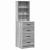 Masă de Machiaj 2 pcs Gri 50 x 41 x 135 cm Lemn compozit GartenMobel Dekor