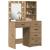 Masă de Machiaj 2 pcs Maro 50 x 41 x 135 cm Lemn compozit GartenMobel Dekor
