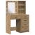 Masă de Machiaj 2 pcs Maro 50 x 41 x 135 cm Lemn compozit GartenMobel Dekor