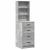 Masă de Machiaj 3 pcs Gri 40 x 41 x 135 cm Lemn compozit GartenMobel Dekor