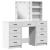 Masă de Machiaj 3 pcs Alb 40 x 41 x 135 cm Lemn compozit GartenMobel Dekor