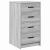 Masă de Machiaj 3 pcs Gri 40 x 41 x 135 cm Lemn compozit GartenMobel Dekor