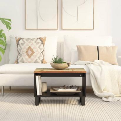 Măsuță de cafea, 60x50x40 cm, lemn masiv recuperat GartenMobel Dekor