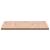 Blat de baie, 100x60x2,5 cm, lemn masiv de fag GartenMobel Dekor