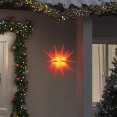 Lumină de Crăciun cu LED, roșu, 43 cm, pliabil GartenMobel Dekor