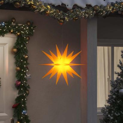 Lumină de Crăciun cu LED, galben, 57 cm, pliabil GartenMobel Dekor