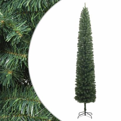 Brad de Crăciun slim cu suport, 300 cm, PVC GartenMobel Dekor