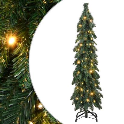 Brad de Crăciun artificial pre-iluminat cu 60 LED-uri, 120 cm GartenMobel Dekor