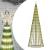 Pom de Crăciun LED 688 LED-uri Alb Cald 300 cm GartenMobel Dekor